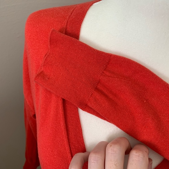 BANANA REPUBLIC | Silk Blend V Neck Sweater - Picture 5 of 9